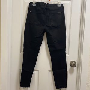 7 For All Mankind black skinny jeans size 30